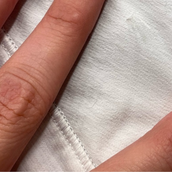 White LuLu Lemon Shorts - Picture 4 of 5